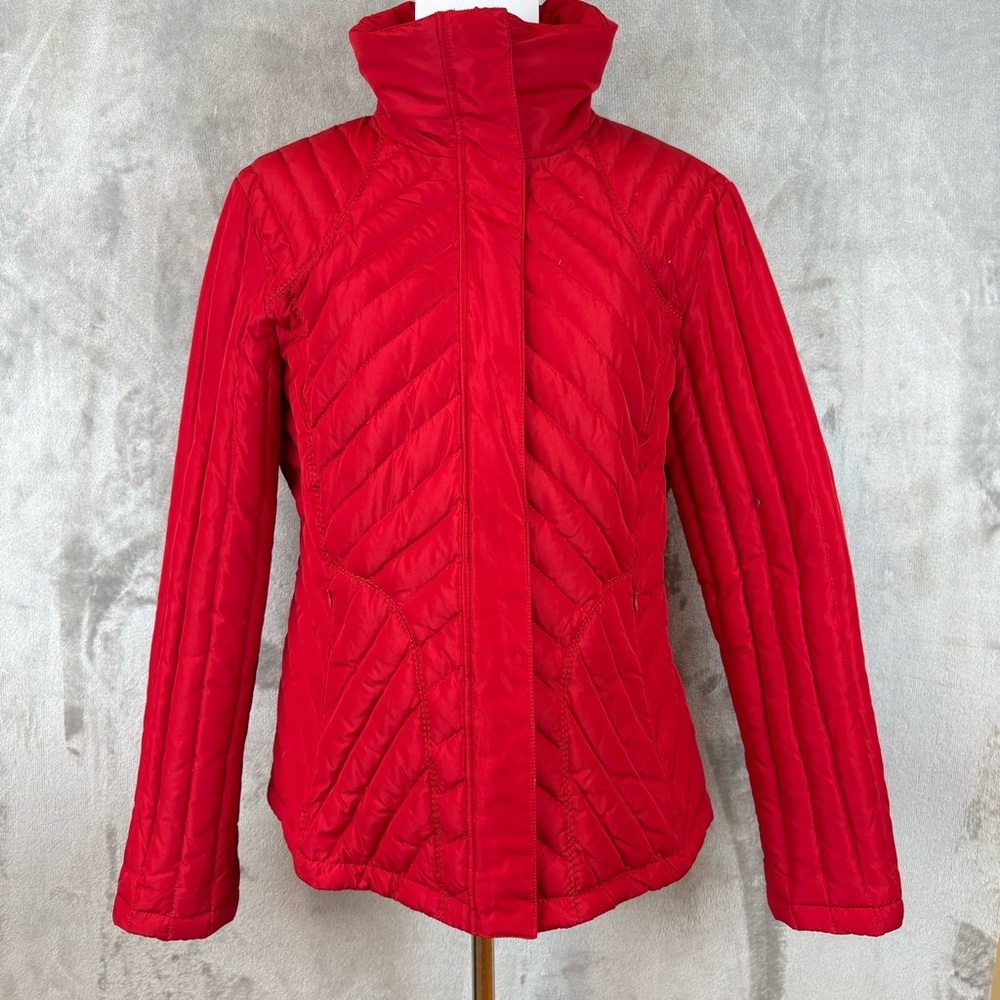 Kenneth Cole Reaction Quilted Duck Down Jacket Coat Wmn’s L